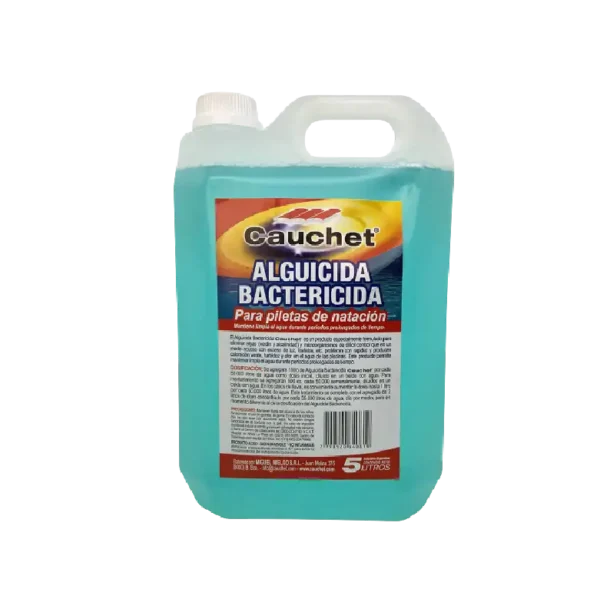 ALGUICIDA - BACTERICIDA x 5 lts - PILETA de NATACION CAUCHET